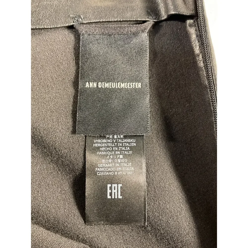 Ann Demeulemeester Sleek Black Florence Leggings Size IT 42 / US 6